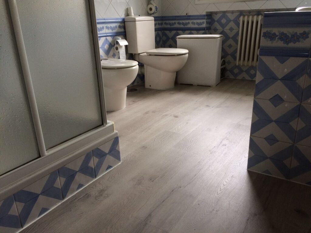 Instalación de tarima maciza en la Pozuelo de Alarcón
